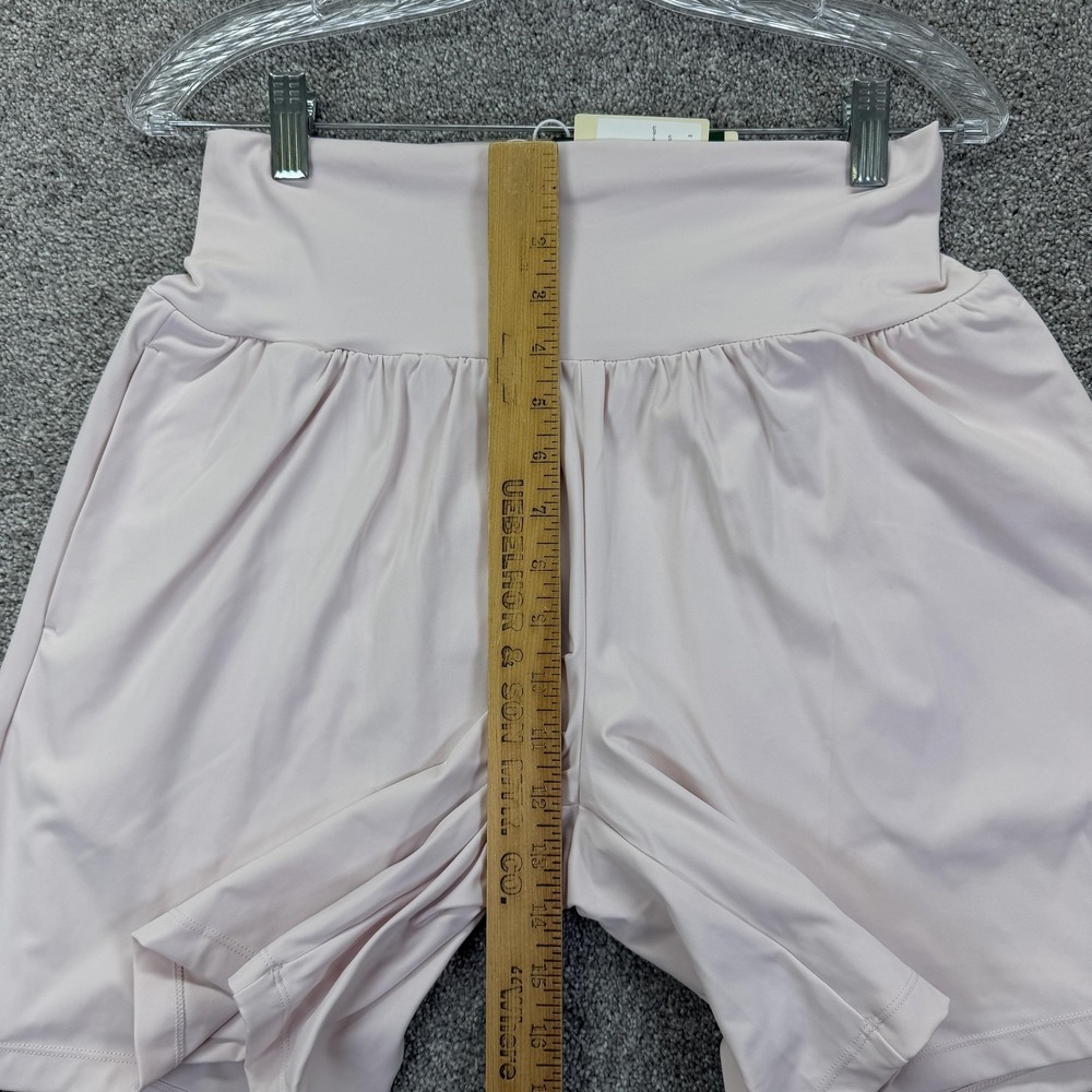 Halara SoftlyZero Airy Shorts Womens Large Pink 6in Lined Athletic Running Gym - Picture 4 of 9